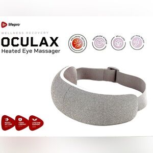 Life pro Oculax Heated Eye Massager in Gray, Like New